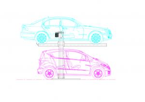 Elevador con base de Parking 2.5 Tn. - 4EP0100