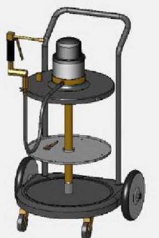 Pneumatic greaser for 58 Kg drums. - 4LD0210