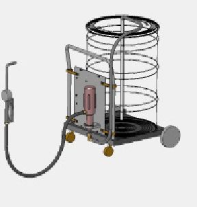 Mobile oil dispenser kit to 205 l. drum - 4LV0800